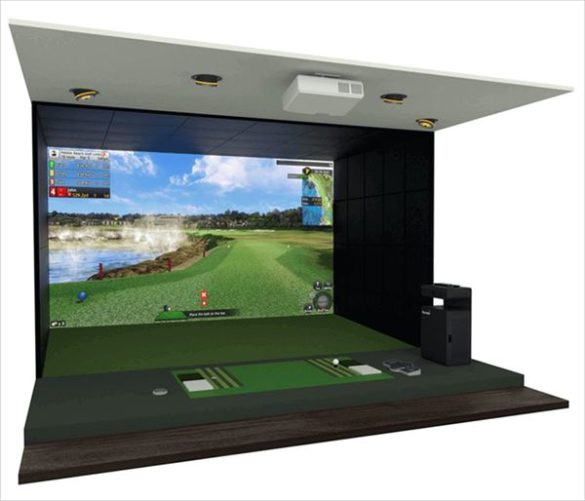 シミュレーションゴルフ画面